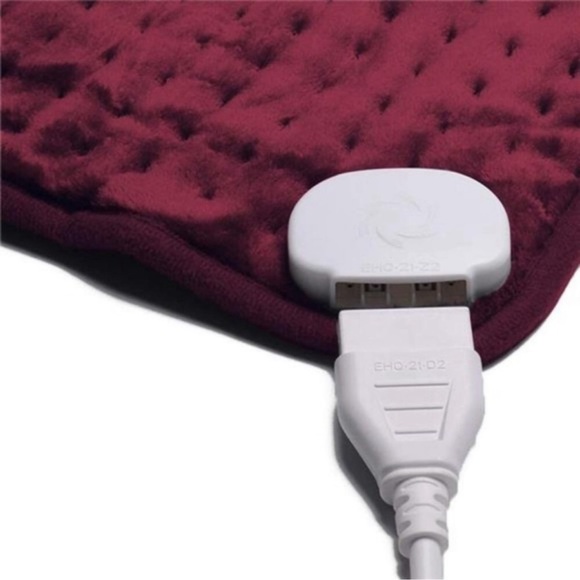 45cmx85cm XXXXL King Size Heating Pad for Back/Neck/Shoulders/Abdomen/Legs (Red) - Picture 8 of 8